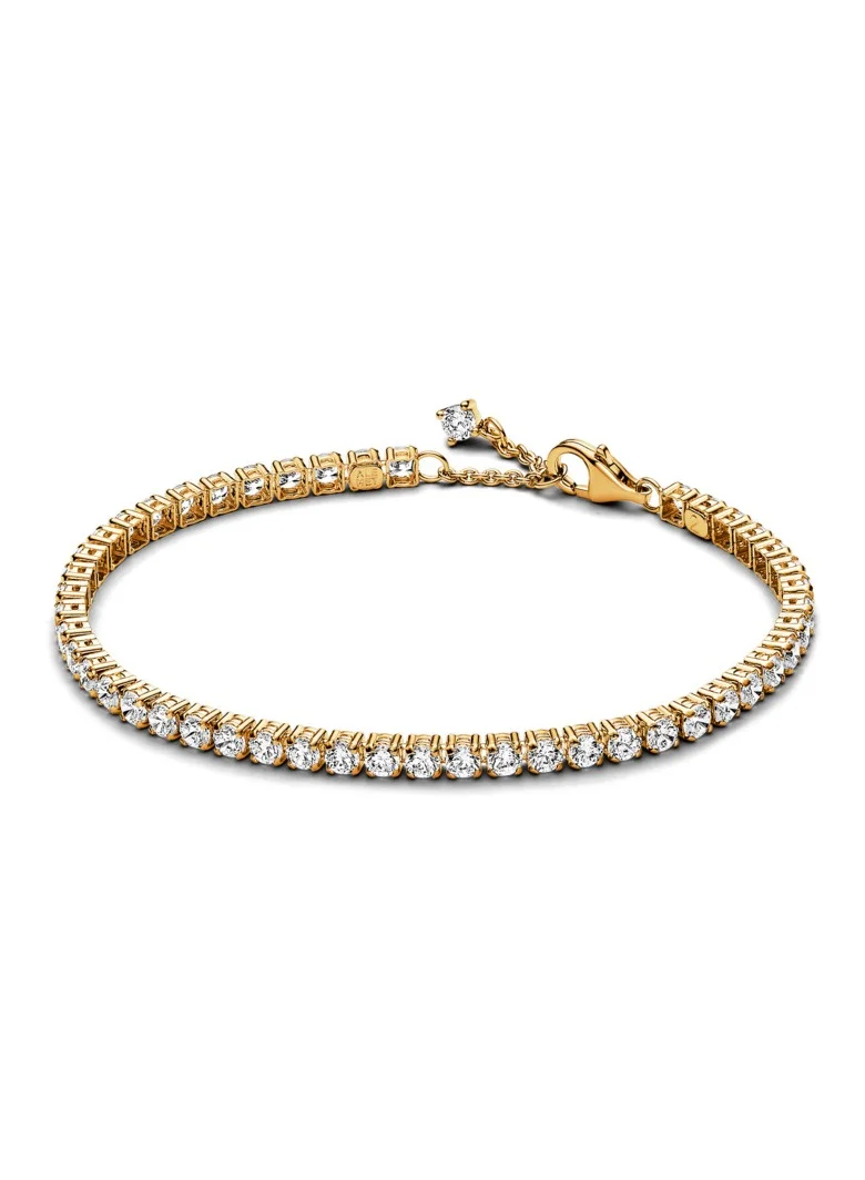 باندورا Sparkling Tennis Bracelet