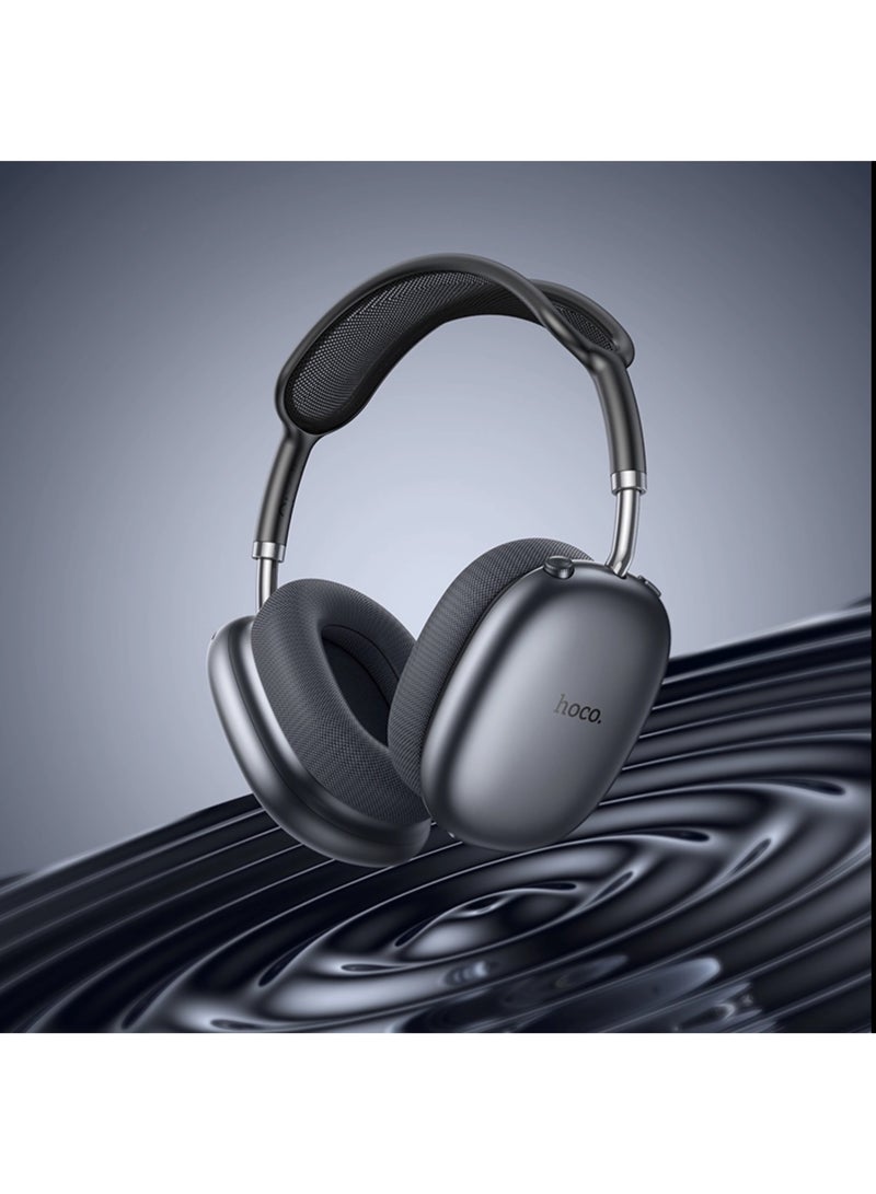 Hoco W55 Plus ANC Noise Reduction Bluetooth Headphones Deep space gray - Image 1