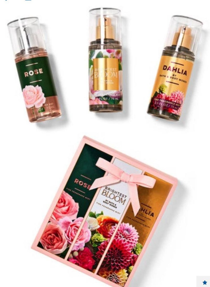 Bath & Body Works Bouquets Fine Fragrance Mist Mini Set