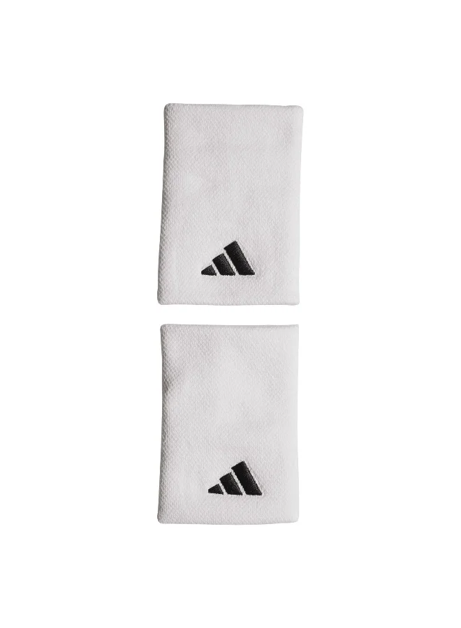 Adidas Adidas Tennis Wb L White Tennis Wristband For Unisex Men (M/L)