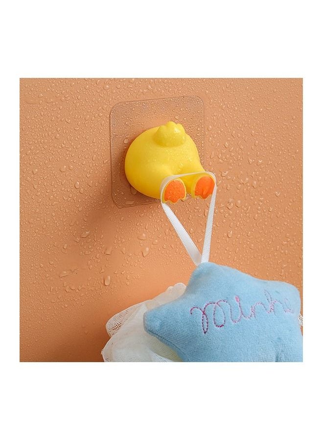 Generic 2Pcs Animal Tail Hook, Cable Holder, Washcloth Holder, Towel Hooks, Toothbrush Hooks, Key Holder, Wall Decoration, Bath Decoration (Corgi & Duckling)  - Image 3