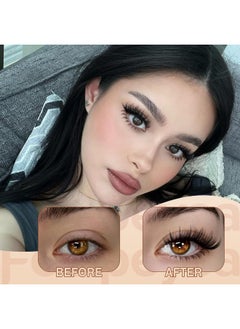 Focipeysa Manga Lash Clusters Wispy Eyelash Extensions 330Pcs Anime Lashes Extension Natural Eyelash Clusters 8-16Mm Individual Eyelash Extension Bottom Lashes  - Image 5