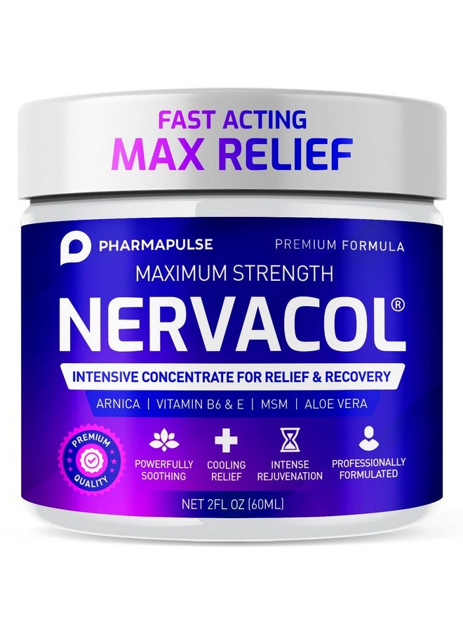 PHARMAPULSE Pharmapulse Neuropathy Nerve Relief Cream - Maximum Strength for Feet, Hands, Legs, Toes, Lower Back - Alpha Lipoic Acid, Arnica, Vitamin B6, Aloe Vera, MSM - Effective Soothing - Image 1