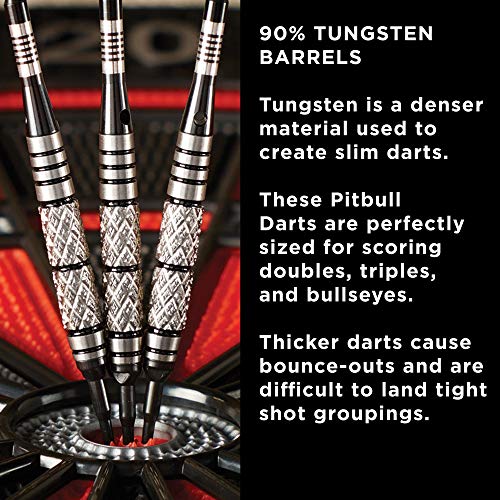 Viper by GLD Products unisex adult Ringed (18 Grams) Viper Pitbull Soft Tip Dart 18gm Two Diamond Cut Rings , Black, Double Front Crosscut US - Image 4