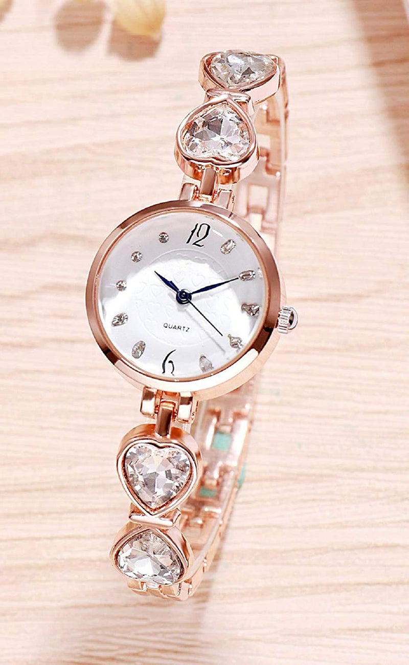 Acnos® Premium Luxury Analogue Girl's Stainless Steel Watch(Multicolour Dial Womens Standard Colored Strap) (Pack of 2) - Image 4