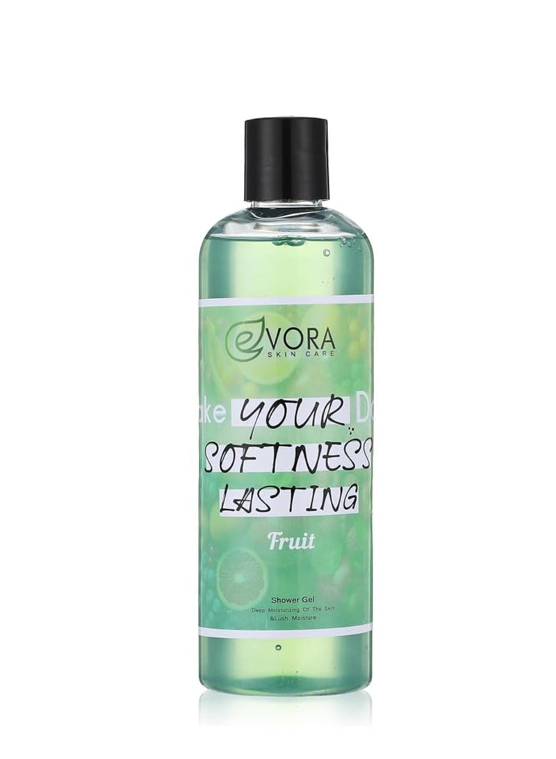 Evora Planet Fruit Shower Gel 500 ml, from Organic House Natural Products - Image 1