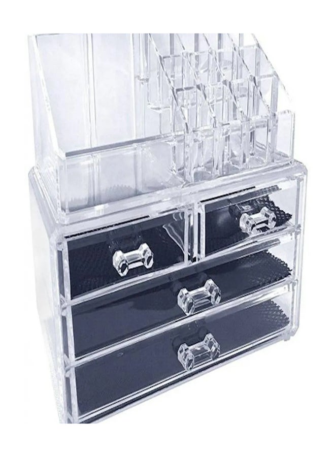 Loquat Make-Up Organizer Clear/Black - Image 2