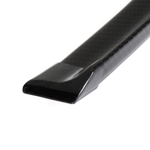 ECCPP Carbon Fiber Spoiler Wing Rubber Rear Roof Trunk Molding Lip Sport Wing Glossy Lip Trim 3D Universal fit for Ford for Lincoln for Chevy for Chrysler for Mazda for Toyota for Mercury Series - Image 4