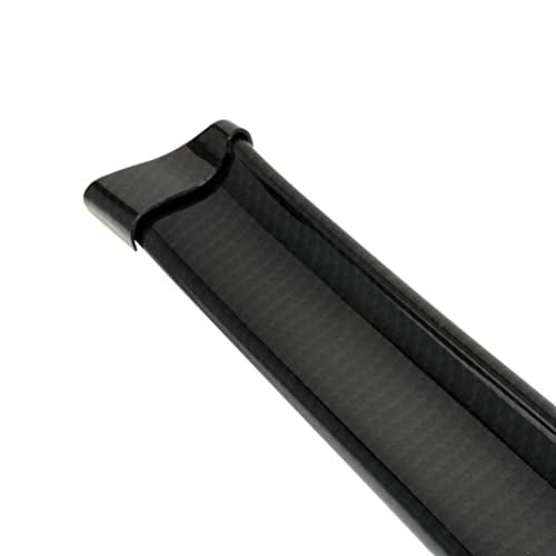 ECCPP Carbon Fiber Spoiler Wing Rubber Rear Roof Trunk Molding Lip Sport Wing Glossy Lip Trim 3D Universal fit for Ford for Lincoln for Chevy for Chrysler for Mazda for Toyota for Mercury Series - Image 5