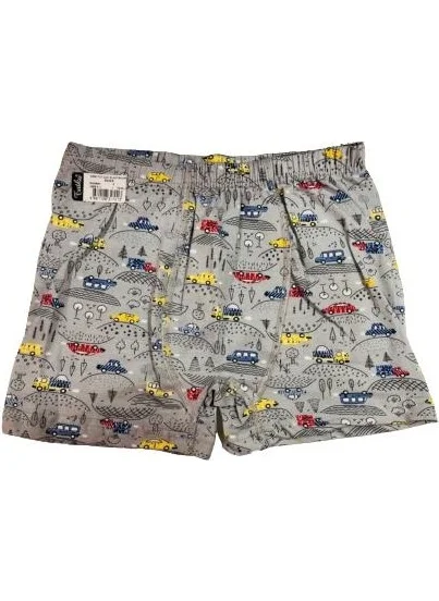 Tutku 0254 Boy Printed Patterned Boxer 6 Pieces