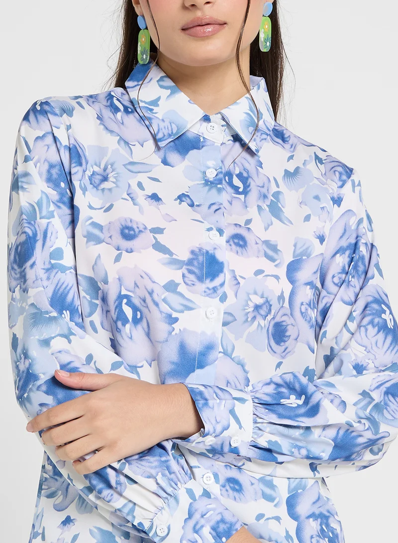 Ginger Floral Print Shirt