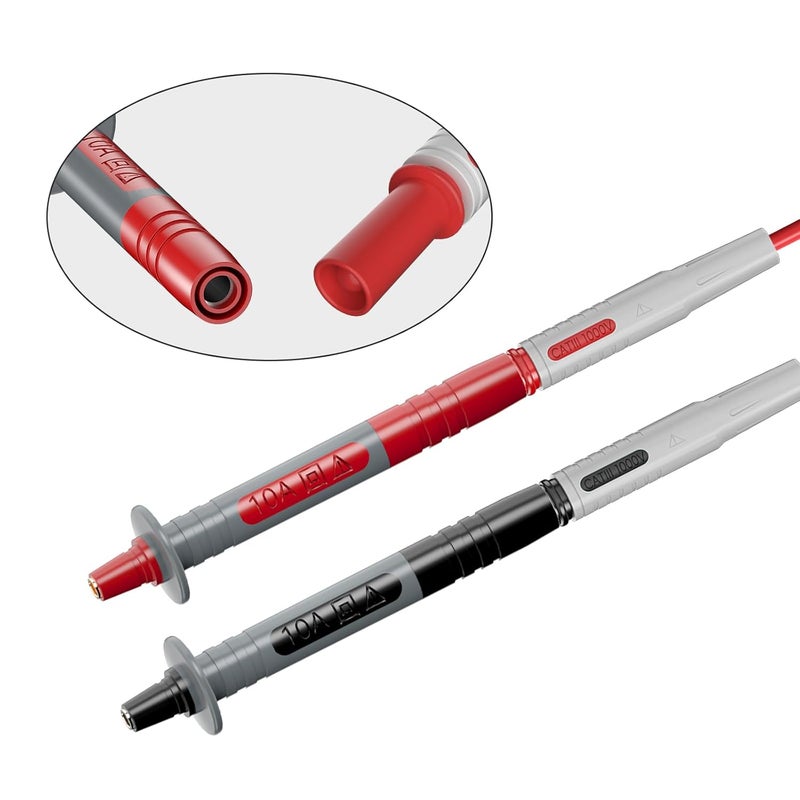 Goupchn طقم أسلاك اختبار السيارات متعدد القياسات من مع مشبك اختراق الأسلاك ومسبار ثقب وقابس موز 4 مم ومجموعة كابل تمديد الاختبار - Image 3