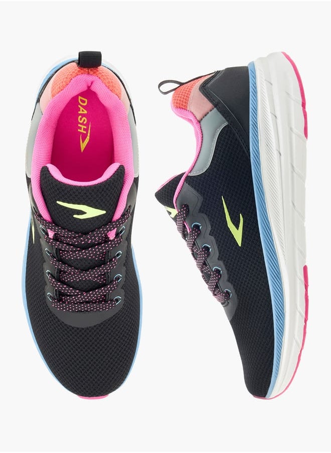 Dash Women Colourblock Sports Shoes with Lace-Up Closure  - Image 1