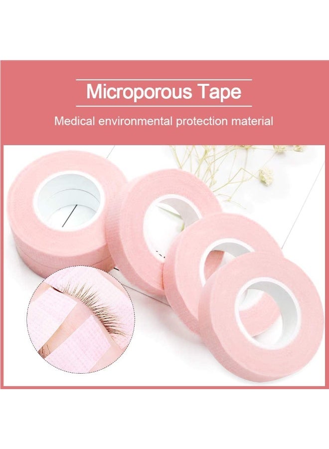 KHAJUL 2 Rolls Eyelash Extensions Tape, Eye Tape for Lash Extension Breathable Micropore Fabric Tape for Eyelash Extension Supplies (9m/10 Yards) - Image 5