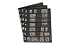 PCCB MINGT 10Pcs Standard 9Hole DoubleSided Album Inner Sheets Card Stamp Banknote Collection Album Inserts Pages For Coin Collecting And Supplies Black 7 Pockets - Image 3