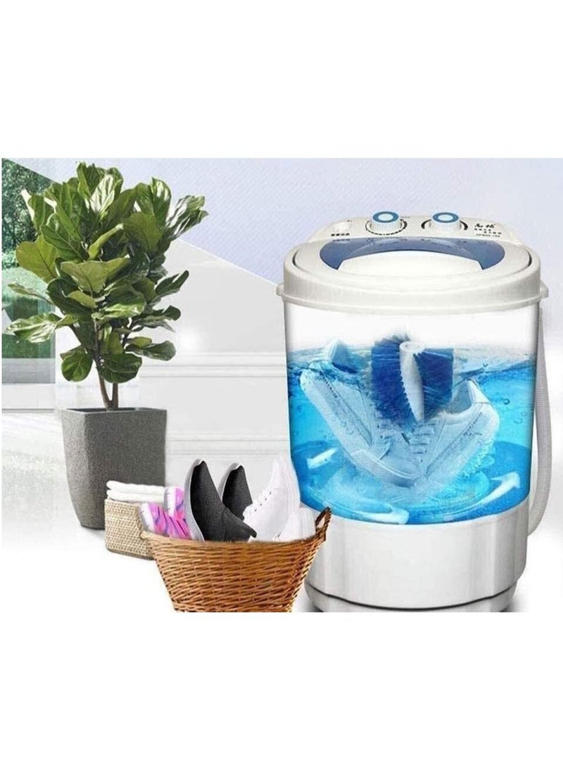 Mini Shoes Washer Blue-ray Bacteriostatic small Portable Washing Machine Shoes Washer and Dryer Mini Wash Machine for Shoes  - Image 3