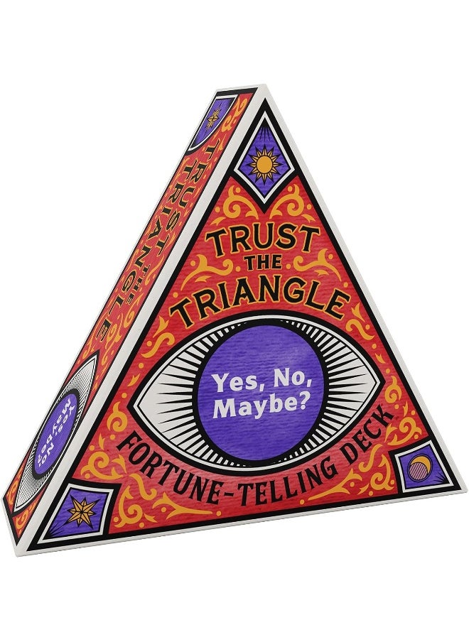 Chronicle Books Trust the Triangle Fortune-Telling Deck: Yes, No, Maybe?  - Image 1