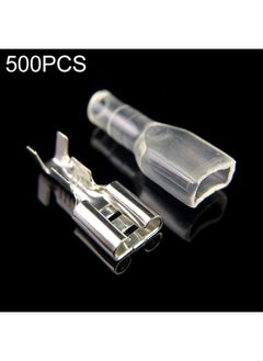500x 6.3mm Crimp Terminal Female Spade Connector + Case (500 pcs in one packaging, the price is for 500 pcs)