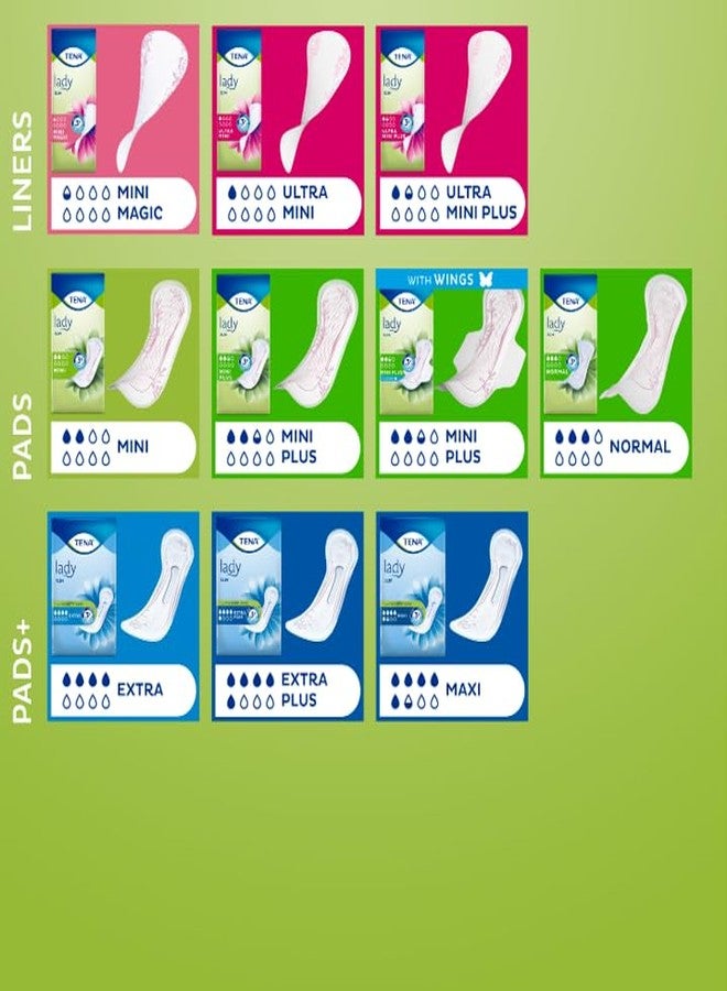 TENA Lady Slim Style | Incontinence Lady Normal Liners | Upto 12 Hrs Dryness | Bladder Control Pads | Triple Protection from leaks, odour and moisture | Breathable Textile | Length 27.5 cm | 12 Units - Image 5