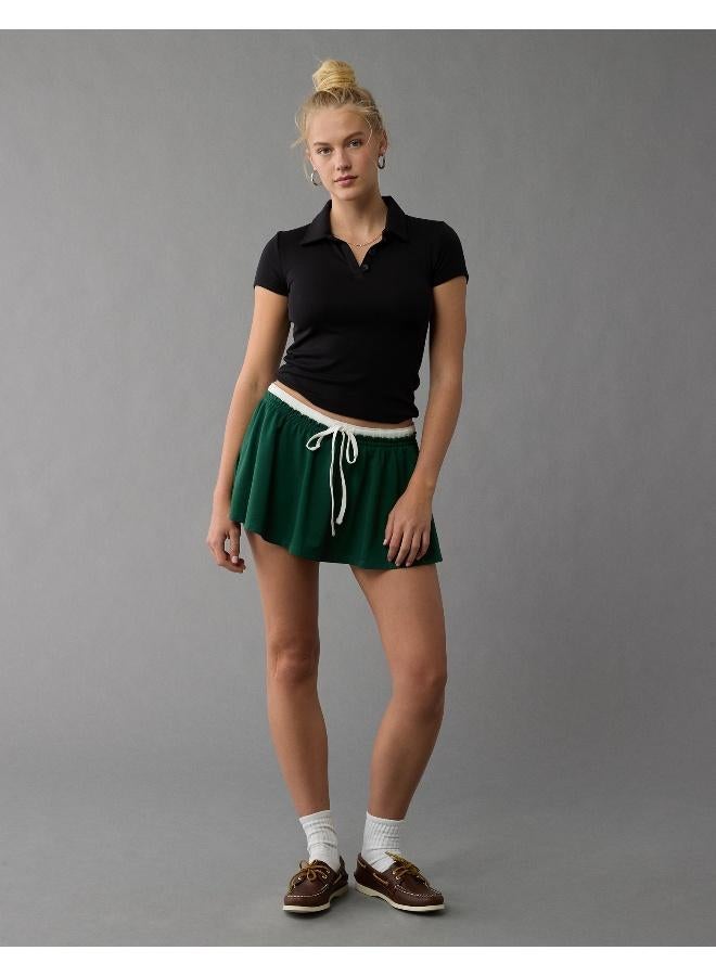 American Eagle AE Polo Hey Baby Tee - Image 5