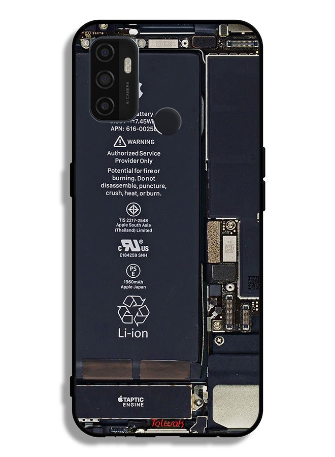 Tolwak Oppo A53 4G Protective Case Cover Phone Circuit Pattern - Image 2