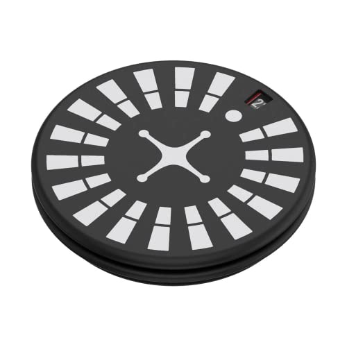 POPSOCKETS مقبض هاتف بوب سوكتس مع قاعدة قابلة للتوسيع، بوب سوكتس دوار، بوب سوكتس دوار - روليت دوار - Image 3
