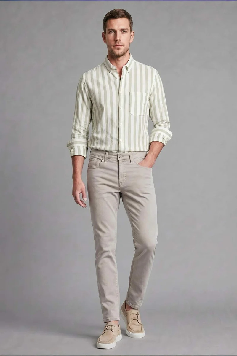 Tapered Fit Trousers