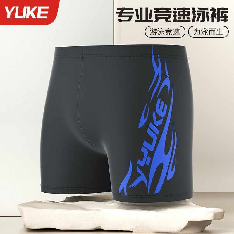 Yu Ke Men's Swim Trunks with Goggles & Swim Cap Set - Plus Size, Quick-Dry Beach Swimming Shorts for Adults - Image 5