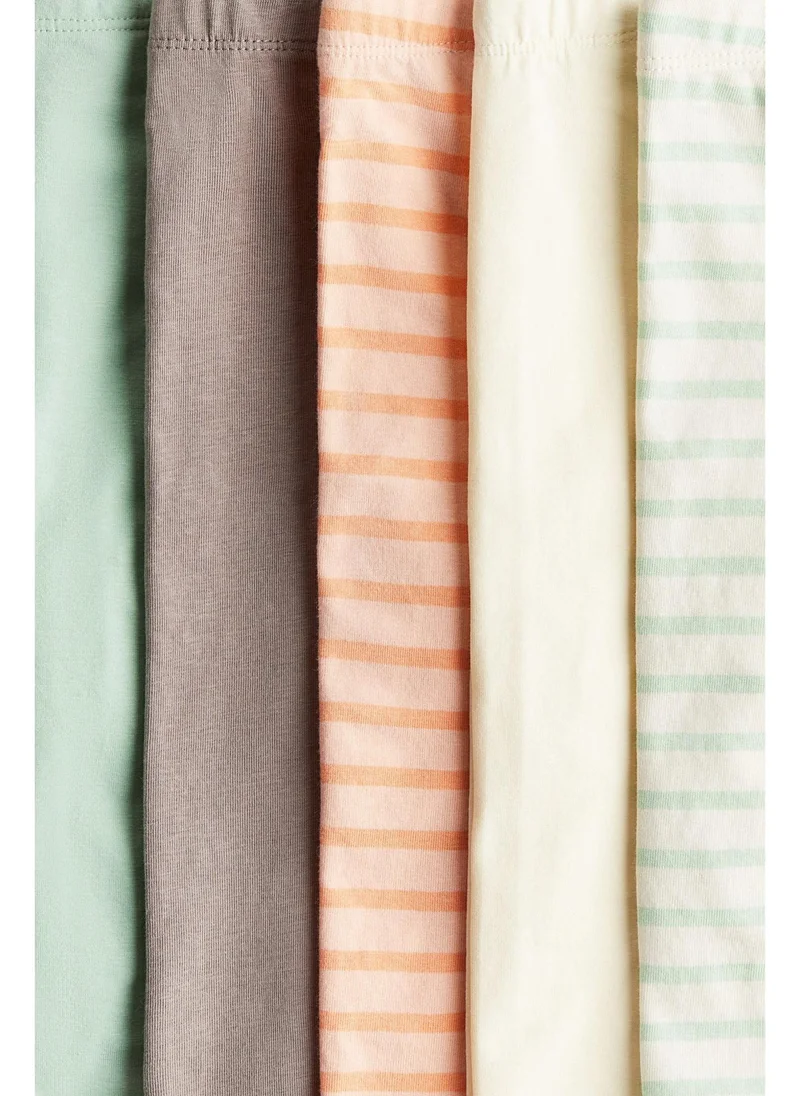 H&M 5-pack jersey leggings