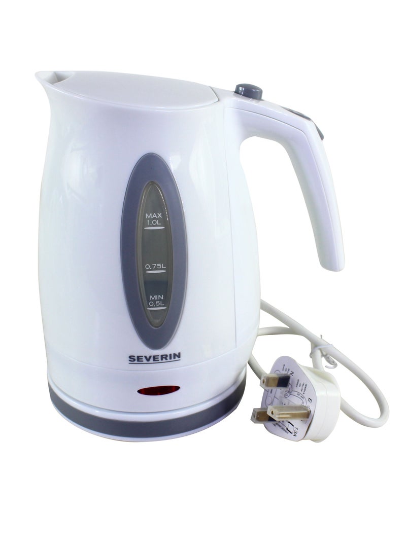Severin Electric kettle 1 liter 1000w white/grey - Image 5