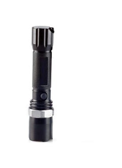 GETZET GETZET Electric Torch Ultra Bright Zoomable 3 Mode Rechargeable Industrial Security Purpose Metal Torch Light high Power Long Distance for Camping Hiking Outdoor Use  - Image 2