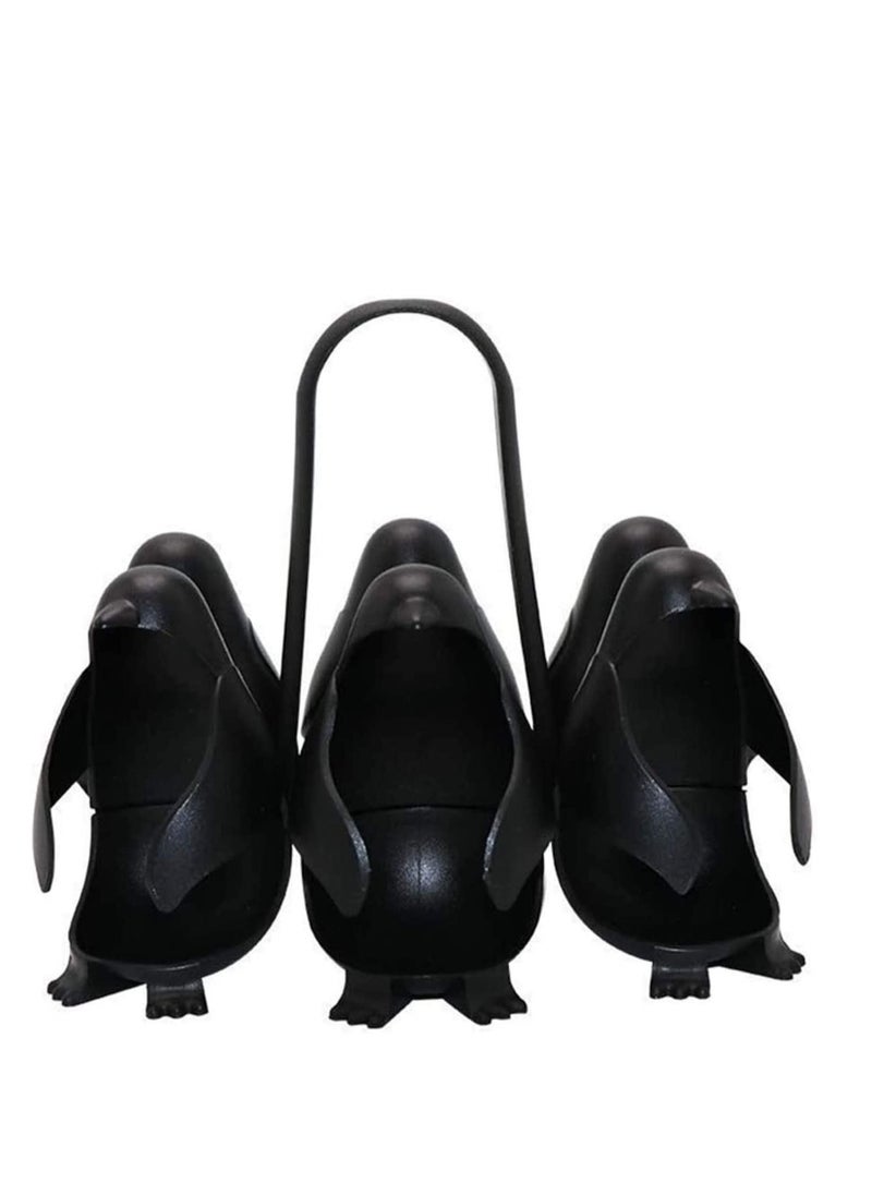 SYOSI - Kitchen Multifunctional Egg-Boiler Store and Serve Egg Holder, Penguin-Shaped Boiled Egg Cooker for Making Soft or Hard Boiled Eggs Holds 6 Eggs for Easy Cooking and Fridge Storage - Image 1