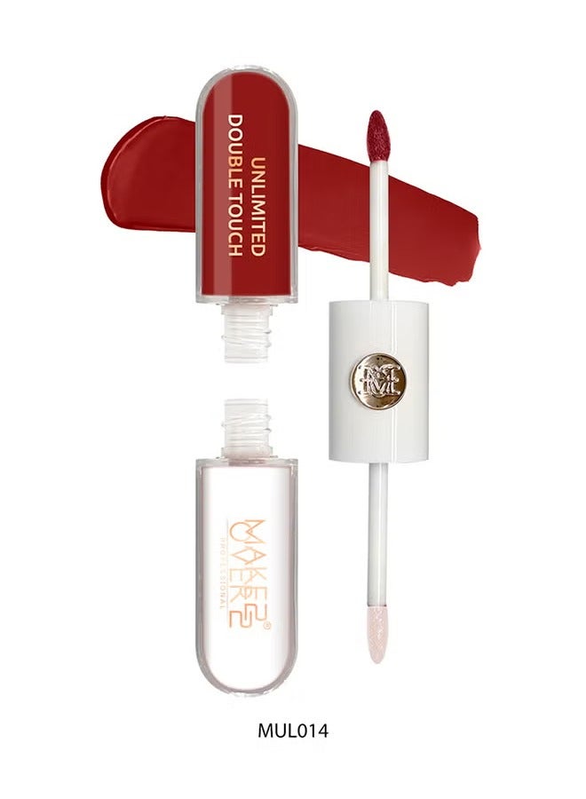 MAKE OVER 22 Unlimited Double Touch Lipgloss-MUL014 - Image 1