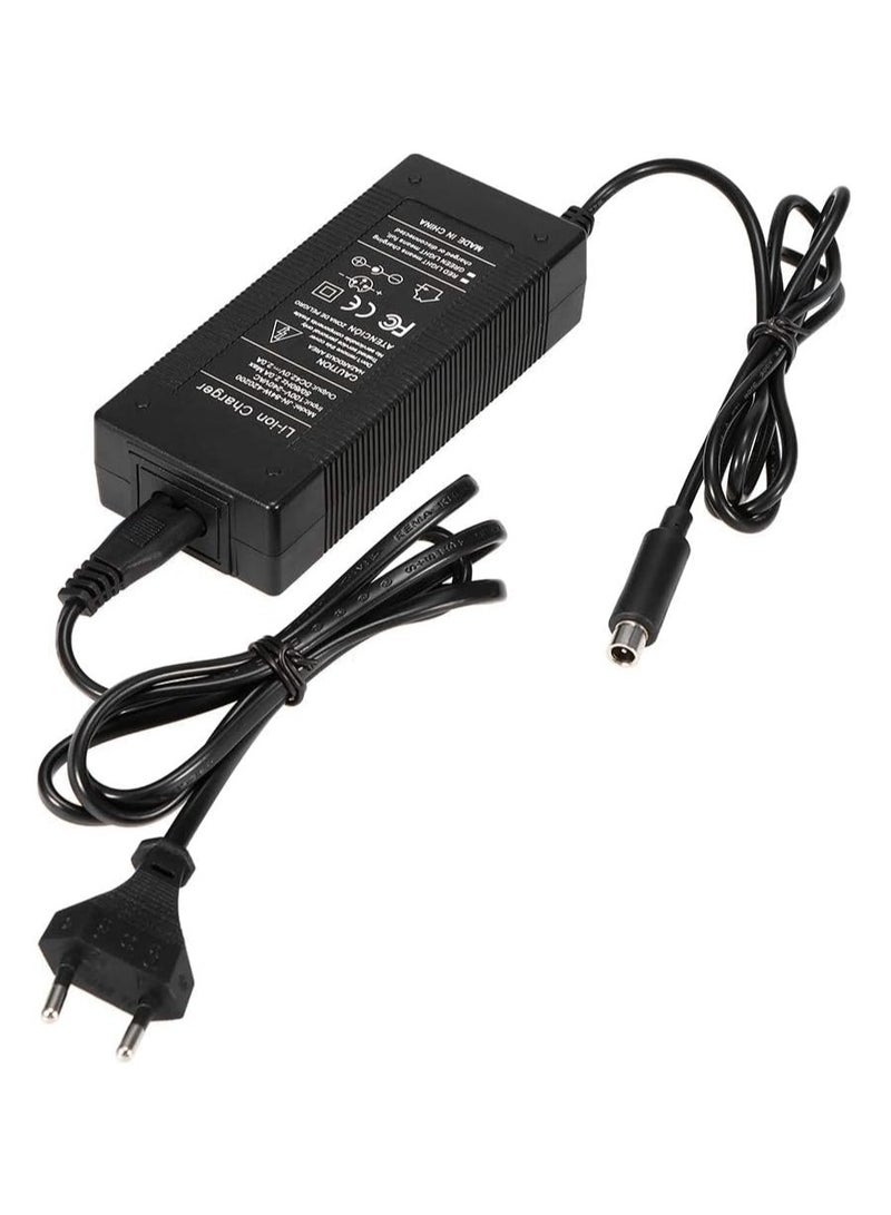 LI-ION Electric Skateboard Battery Charger Power Supply Replacement Charging Adapter for Xiaomi Mijia M365 Electric Scooter – Fast Charging, High-Quality Replacement Adapter - Compact and Portable for Convenient Use, Black - Image 3