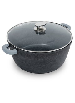 Homeway Premium 32cm Die Cast Aluminum Marble Casserole – Perfect for Large Meals,Long-Lasting & Scratch Resistant  - Image 3