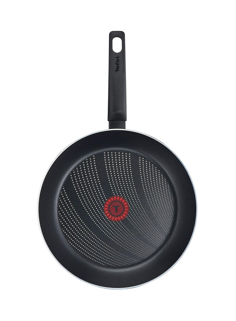 Tefal Cook 'N' Clean Non-Stick Frying Pan with Thermo-Spot, Aluminium, 24 + 28 cm black - Image 3