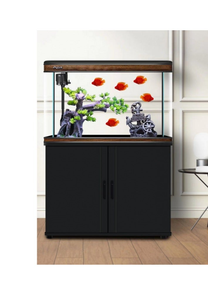 KARIS PERFECT AQUARIUM WITH CABINET 620*370*500MM (COLOR-BLACK