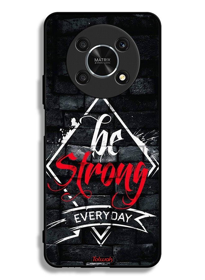 Tolwak Honor X9 5G Protective Case Cover Be Strong Every Day - Image 2