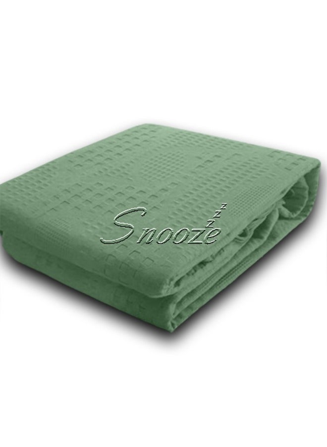 سنوز كوفرته صيفي -دارك منت - 220*240 سم - Image 2