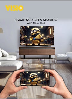 Visio VISIO 55 INCH 4K QLED WebOS TV | Frameless Design| Vibrant Colors  | Free Wall Bracket | Dolby Digital Sound | 55VHSwebOS  - Image 4