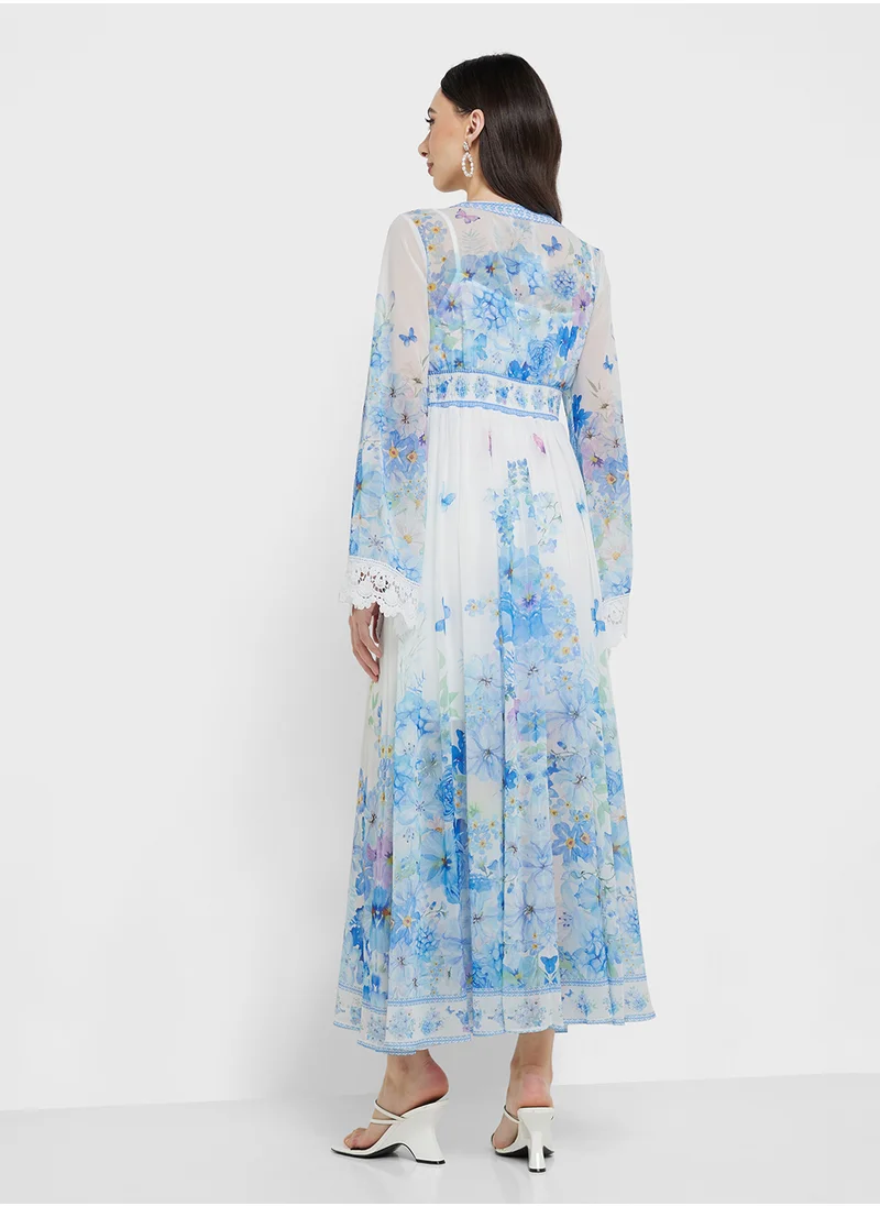 ايلا Floral Print Dress