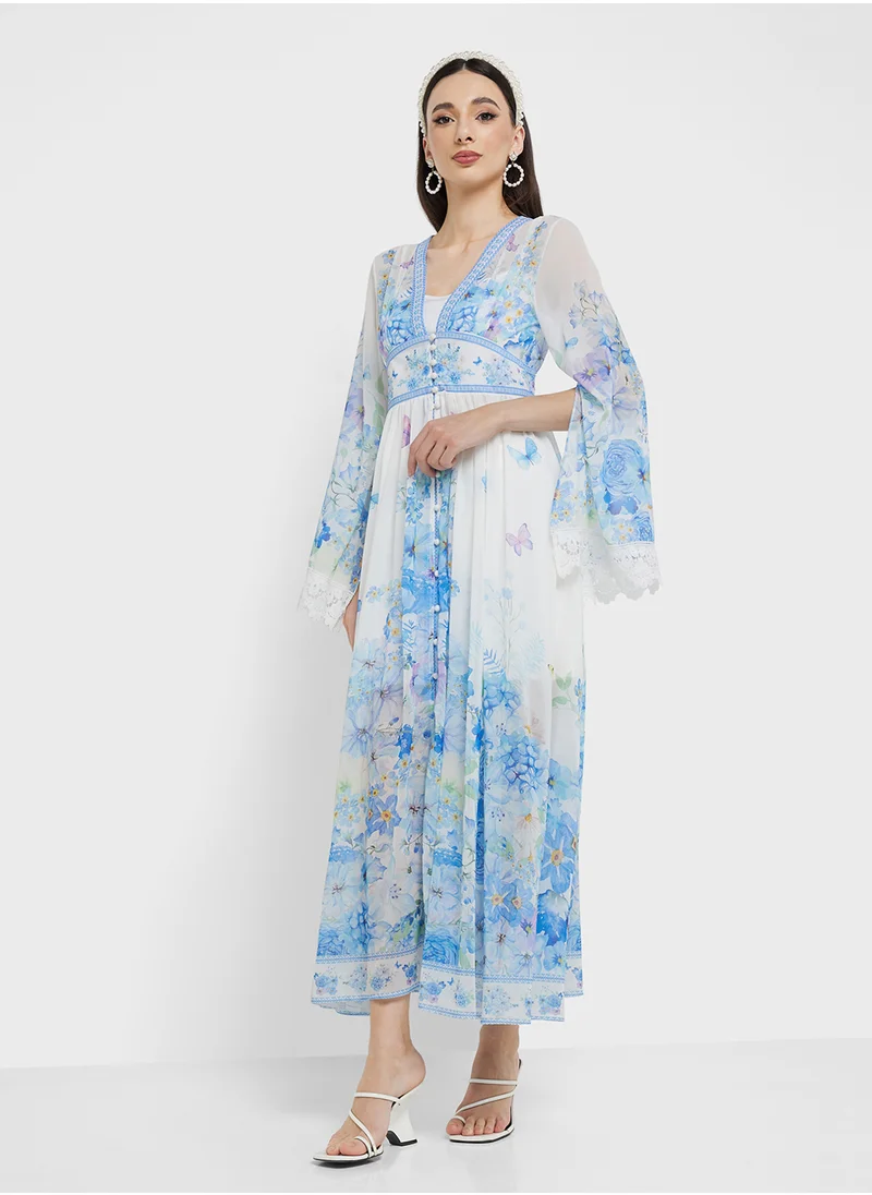 ايلا Floral Print Dress