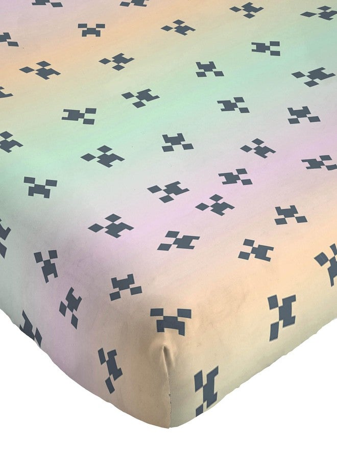 Jay Franco Kids Sheet Set with Fitted, Flat Sheets & Pillow Cover - Ultra-Soft Bedding with Pillowcase for Room Decor, Pink - Minecraft, 4 Piece Full - Image 2