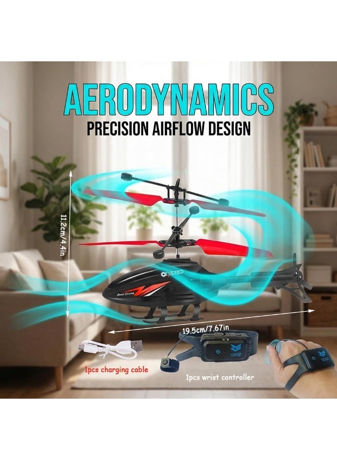 Exceed Remote Control Helicopter,RC Helicopter Toy, Remote Control Helicopters Aircraft Model Toys,High&Low Speed,Flying Toys Gift for Boys Beginner Birthday, Christmas - Image 2