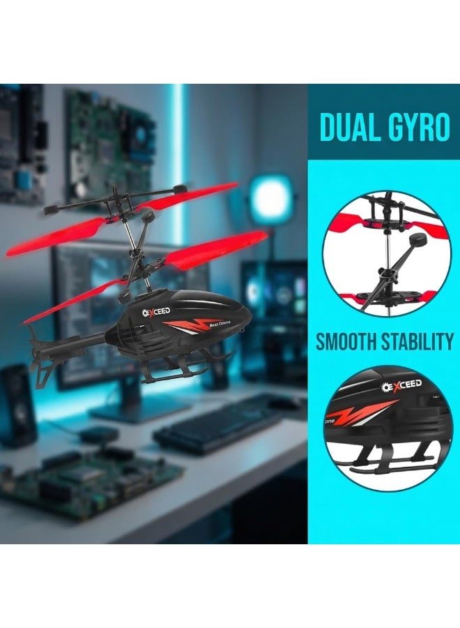Exceed Remote Control Helicopter,RC Helicopter Toy, Remote Control Helicopters Aircraft Model Toys,High&Low Speed,Flying Toys Gift for Boys Beginner Birthday, Christmas - Image 3