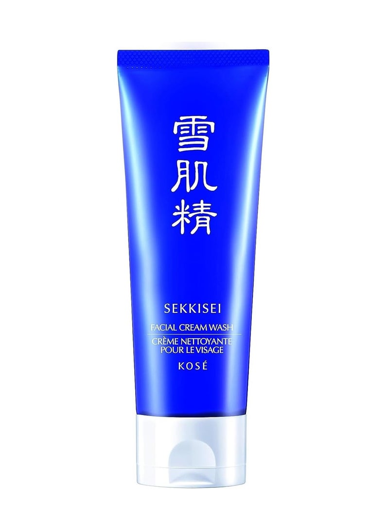 Sekkisei - SEKKISEI Facial Cream Wash, Foaming Face Cleanser, 4.5 Ounce - Image 1