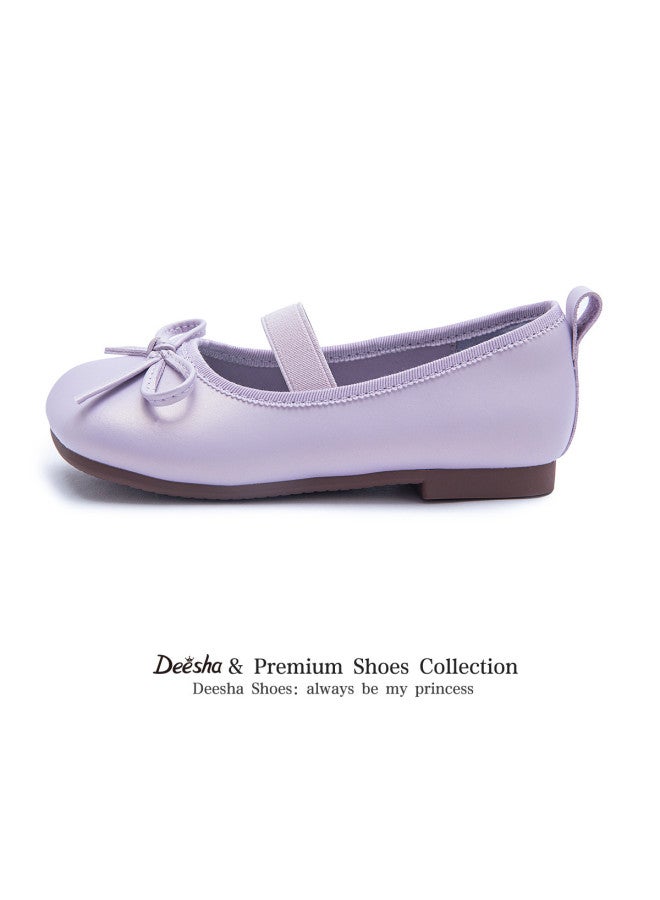 DEESHA Bow Ballet Style】girls' Leather Shoes 25 Summer Children's Mid-to-large Size Flats Versatile Fashion Shoes - Image 2
