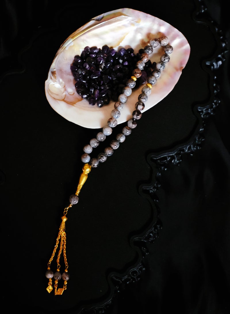 ALIENDL Islamic Jewelry Gift Set – Nano Projection Pendant with Mecca Image & 3 Elegant Prayer Beads – Muslim Tasbih Box for Women - Image 4