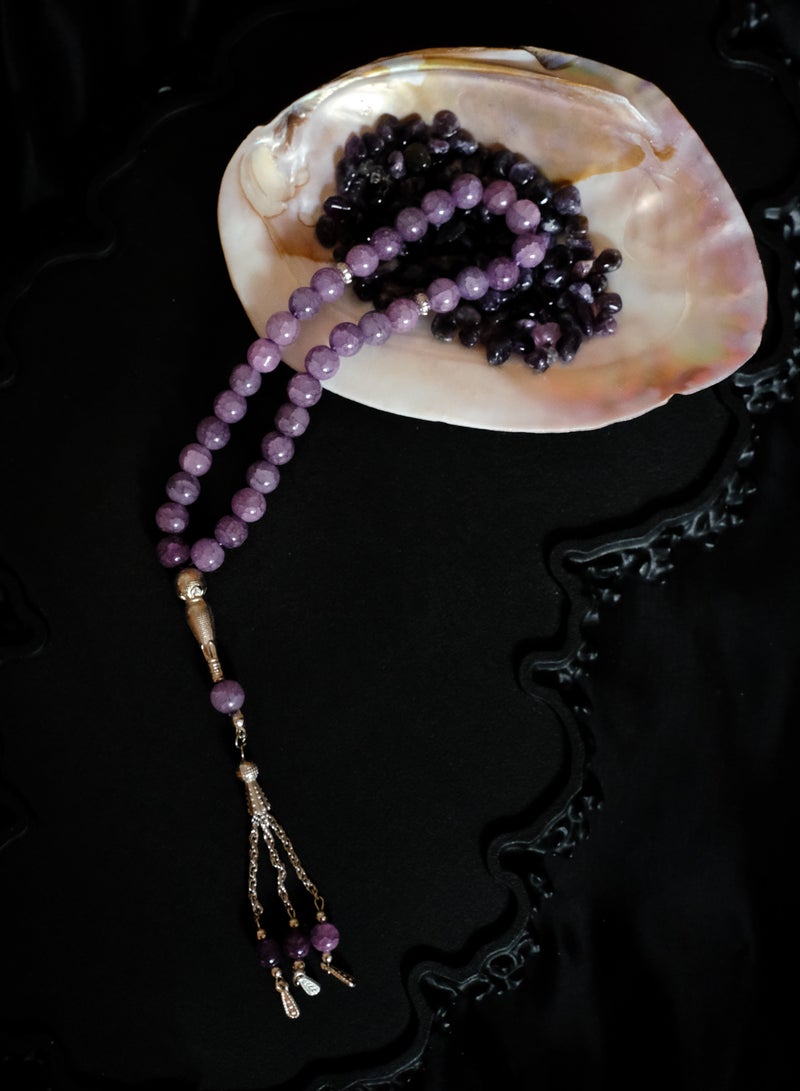 ALIENDL Islamic Jewelry Gift Set – Nano Projection Pendant with Mecca Image & 3 Elegant Prayer Beads – Muslim Tasbih Box for Women - Image 3