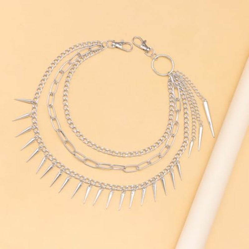 Gothic Chain Belt Pants Chains for Men Women Punk Wallet Chains Gothic Hip Hop Rock Pocket Chain Jeans Chain Belts for Women Gothic Halloween Accessories - Image 5